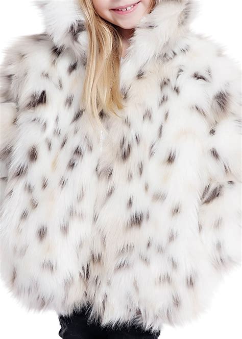 fabulous furs spotted faux fur parka size xxs  bergdorf goodman