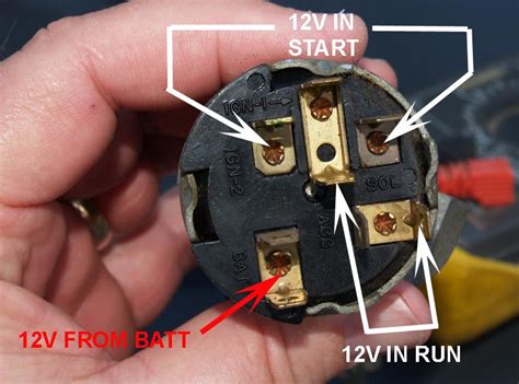 ignition switch wire diagram wiring diagram  schematics