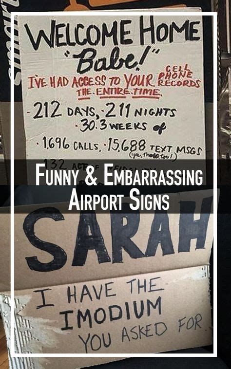 hilarious airport pickup signs you re lucky aren t for you in 2020