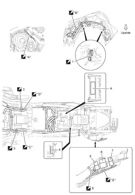suzuki gsx   service manual wiring harness routing diagram schematic  routing diagram
