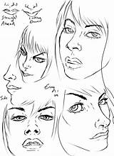 Face Angle Drawing Angles References Getdrawings Sketchbook Assignments Front Deviantart Downloads sketch template