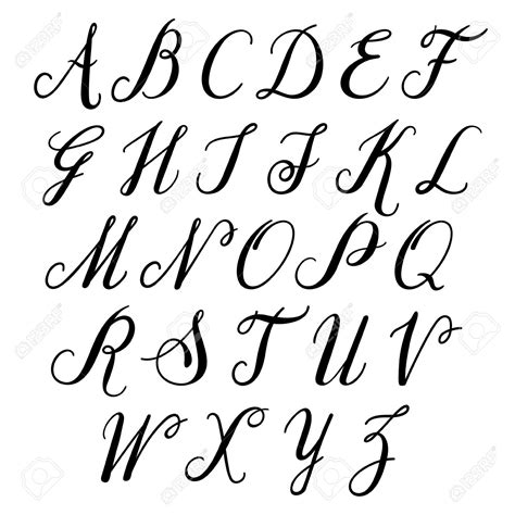 lettres dalphabet majuscule alphabet de vecteur tout  alphabet en majuscule primanyccom