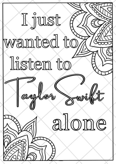 girl quotes coloring pages instant  printable etsy