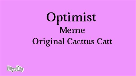 optimist meme youtube