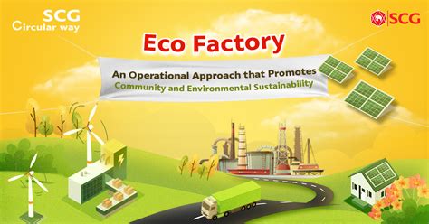 eco factory  business operational approach  sustainable community  environment scg