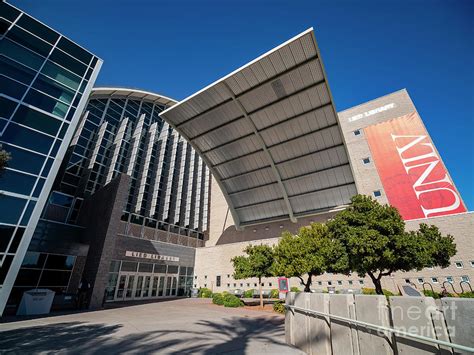 exterior view of the unlv lied library photograph by chon kit leong