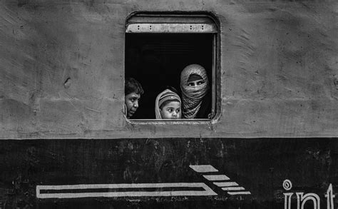 Veselin Atanasov The Busy Train Station Monovisions Black And White