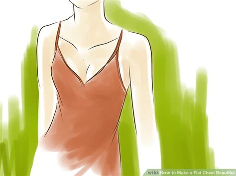 8 ways to make a flat chest beautiful wikihow