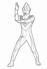 Ultraman Getdrawings sketch template