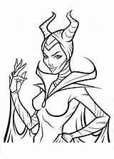 Disney Maleficent Coloring Pages Villains раскраски малефисента Villain Cartoons Drawing sketch template