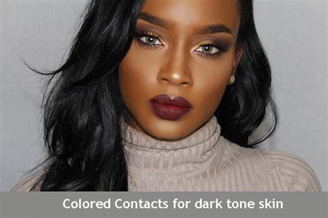 Choose Color Contacts For Dark Skin Magic Ang