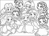 Princesses Bubakids sketch template