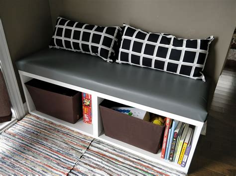 ikea besta hack diy seating bench perfect  small spaces easy