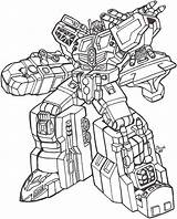 Coloring Robot Pages Cool Supreme Omega Getdrawings sketch template
