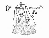 Chicle Jujuba Chewing Gum Princesse Principessa Gommarosa Colorier Dibuix Dibuixos Coloritou Acolore sketch template