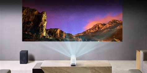 Lgs 1080p Short Throw Laser Projector Creates A 100 Inch Image From 1