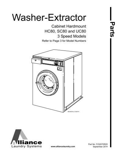 washer extractor parts manual unimac