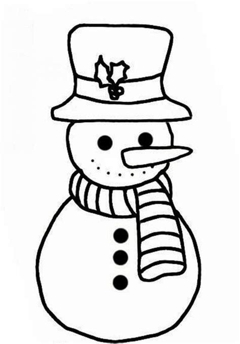 cute snowman drawing  getdrawings