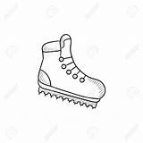 Hiking Boot Drawing Getdrawings Icon sketch template