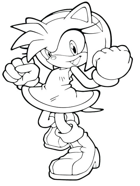 sonic characters coloring pages  getdrawings