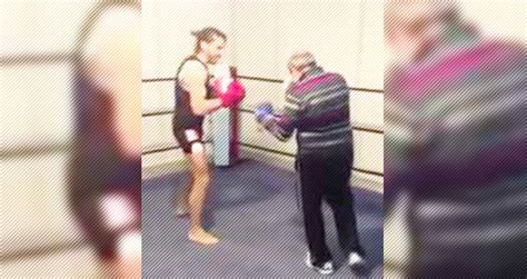 Watch Grandpa Goes Savage In The Boxing Ring