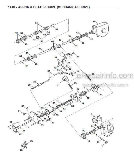 gehl  parts manual manure spreader mechanical hydraulic drive  erepairinfocom