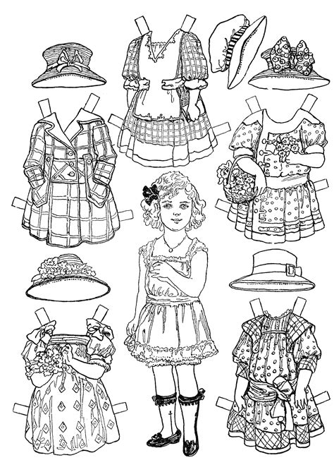 barbie paper doll coloring pages  coloring pages