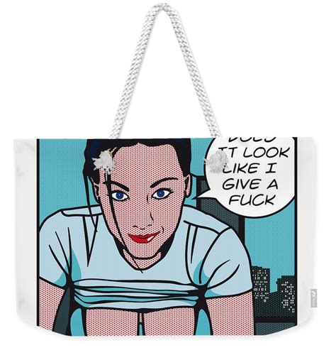 pop art porn stars natasha nice weekender tote bag for sale by