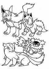 Mightyena Poochyena Zigzagoon Evoluzioni Linoone Pokémon Voltorb Momjunction sketch template