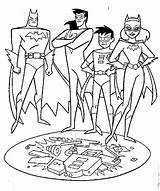 Batman Coloring Robin Pages Cartoons sketch template