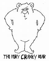 Coloring Pages Bear Cranky Very Choose Board sketch template