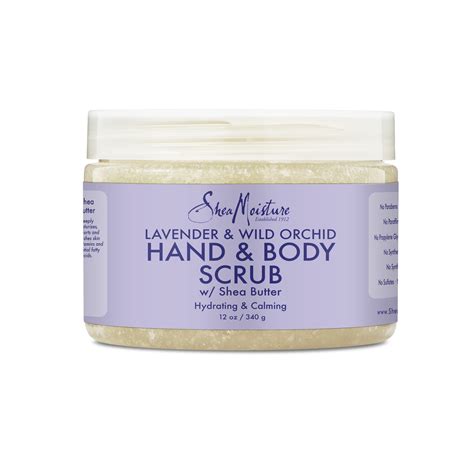 sheamoisture hand body scrub exfoliating scrub  sensitive skin