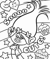 Trolls Coloring Pages Trollz Disney Troll Printable Cute Party Coloringpagesonly Color Getdrawings Print Getcolorings sketch template