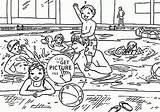 Coloring Pool Swimming Pages Kids Print Seasons Very Fun Designlooter Popular 2080 2kb sketch template