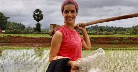 Post Lockdown Spain Woman Enjoys Karnataka Village Life