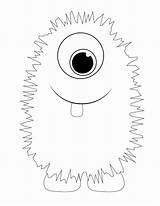 Monsters Draw sketch template