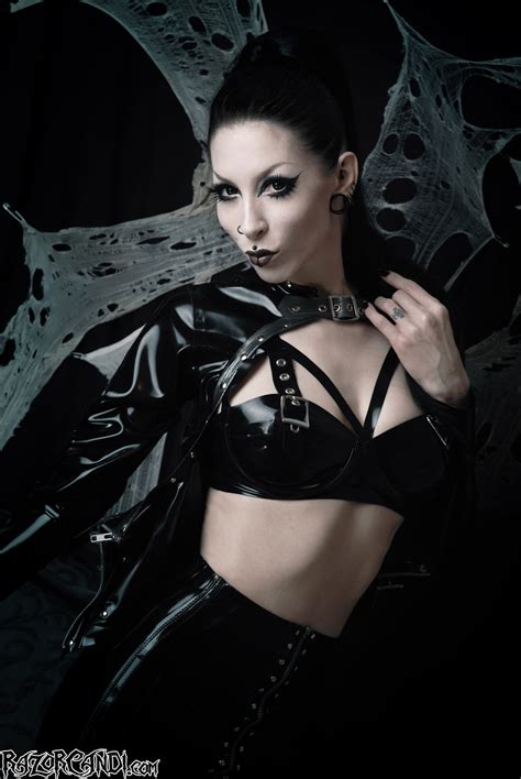 razorcandi razorcandi razorcandi goth fetish babe in latex with nipple clamps nude gallery