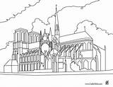 Notre Dame Cathedral Coloring Pages Around Hellokids Hunchback Pi Print Color sketch template