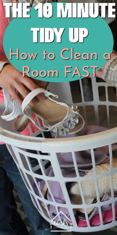 clean  room fast    tips    minute tidy