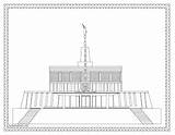Colorear Templos Lds Temples Ciudad sketch template