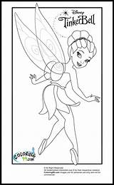 Coloring Pages Tinkerbell Friends Iridessa Color sketch template