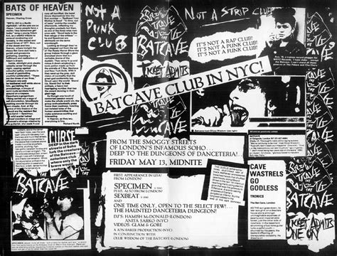 The Batcave Documentaries And More On The Original Goth Club — Post