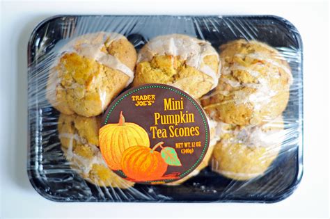 trader joe s mini pumpkin tea scones 22 trader joe s pumpkin spice foods ranked from worst to
