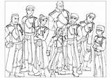 Alchemist Fullmetal Coloring Aniyuki Colorear Greed Amusant Coloriages Anime sketch template