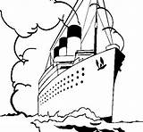 Barco Vapor Colorare Nave Titanic Vapore Immagini Cruceros Facil Barcos Riverboat Steamboat Barche sketch template