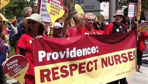 providence st joseph health nurses hold day of action march 31