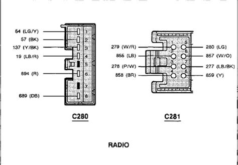 ford sound  wiring diagram  ford  radio wiring harness