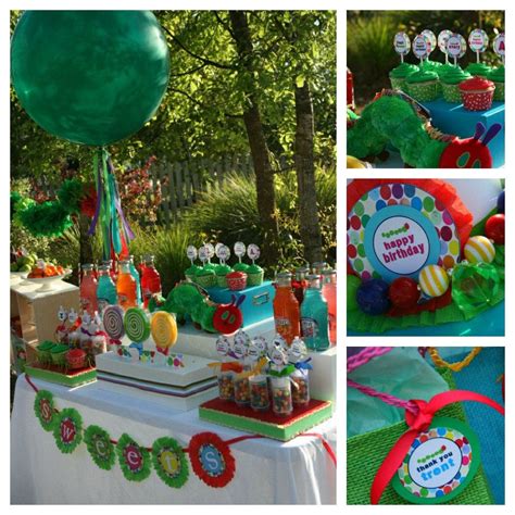Sweet Caterpillar Birthday Assembled Party Package Personalized