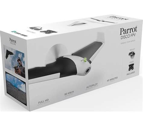 parrot disco fpv fixed wing drone  skycontroller  headset
