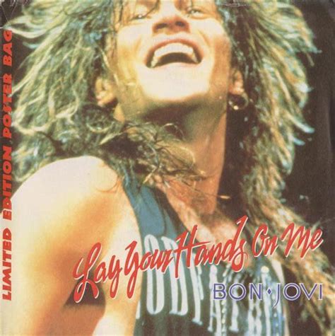 Bon Jovi Lay Your Hands On Me 1989 Poster Sleeve